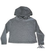 HURLEY ~ Hooded ~ Long Sleeve Shirt w/Hair Tie ~ Grey Heather ~ Girls&#39; S... - $534.05 MXN
