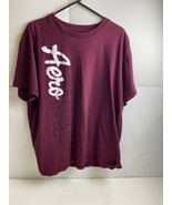 AéRopostale men’s extra extra large T-shirt maroon XXL Aero - $11.14