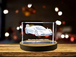 LED Base included | McLaren F1 Supercar Collectible Crystal Sculpture | Seminal - £31.96 GBP - £319.73 GBP