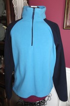 Eagle Canyon Women&#39;s Size Large L Pullover 1/4 Zip Front Blue Top Brand New - £9.44 GBP