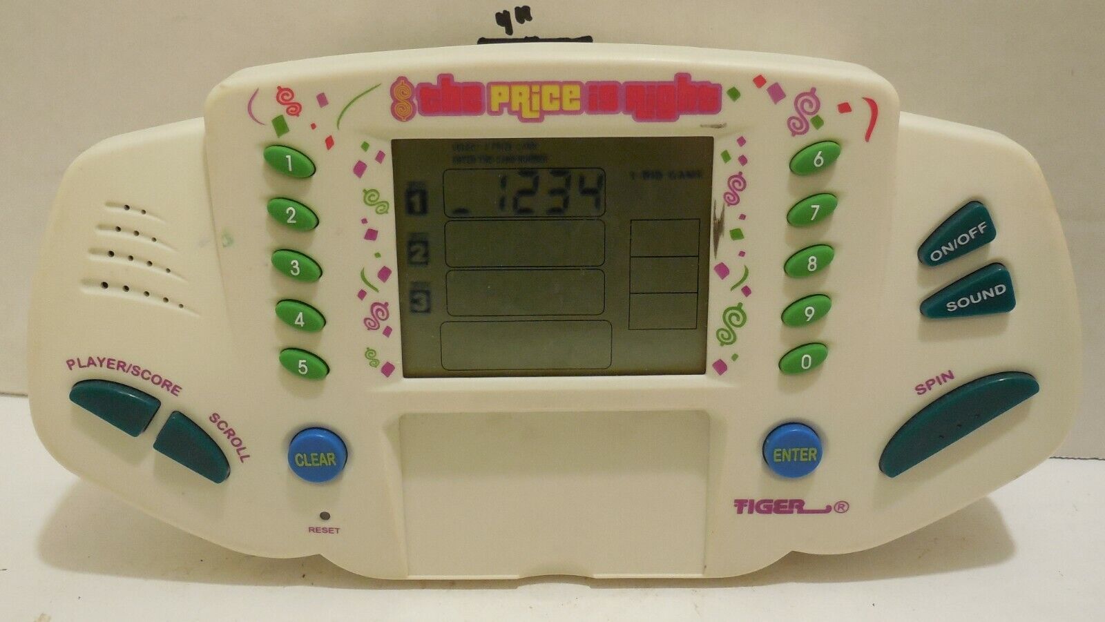 Primary image for Vintage 1998 TIGER Electronics Price is Right handheld video game VHTF RARE