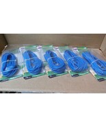 (5) NEW BELKIN A3L791-25-BLU-S   CAT5E PATCH CORDS / 25FT /BLUE /RJ 45 M... - £16.98 GBP