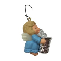 Vintage Hallmark 1984 Thimble Series #7 Holiday Christmas Tree Ornament Angel - £19.76 GBP