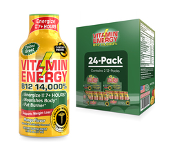 Vitamin Energy® B12 Mango &#39;Clinically Proven&#39; Energy Shots (24pk) - £40.05 GBP