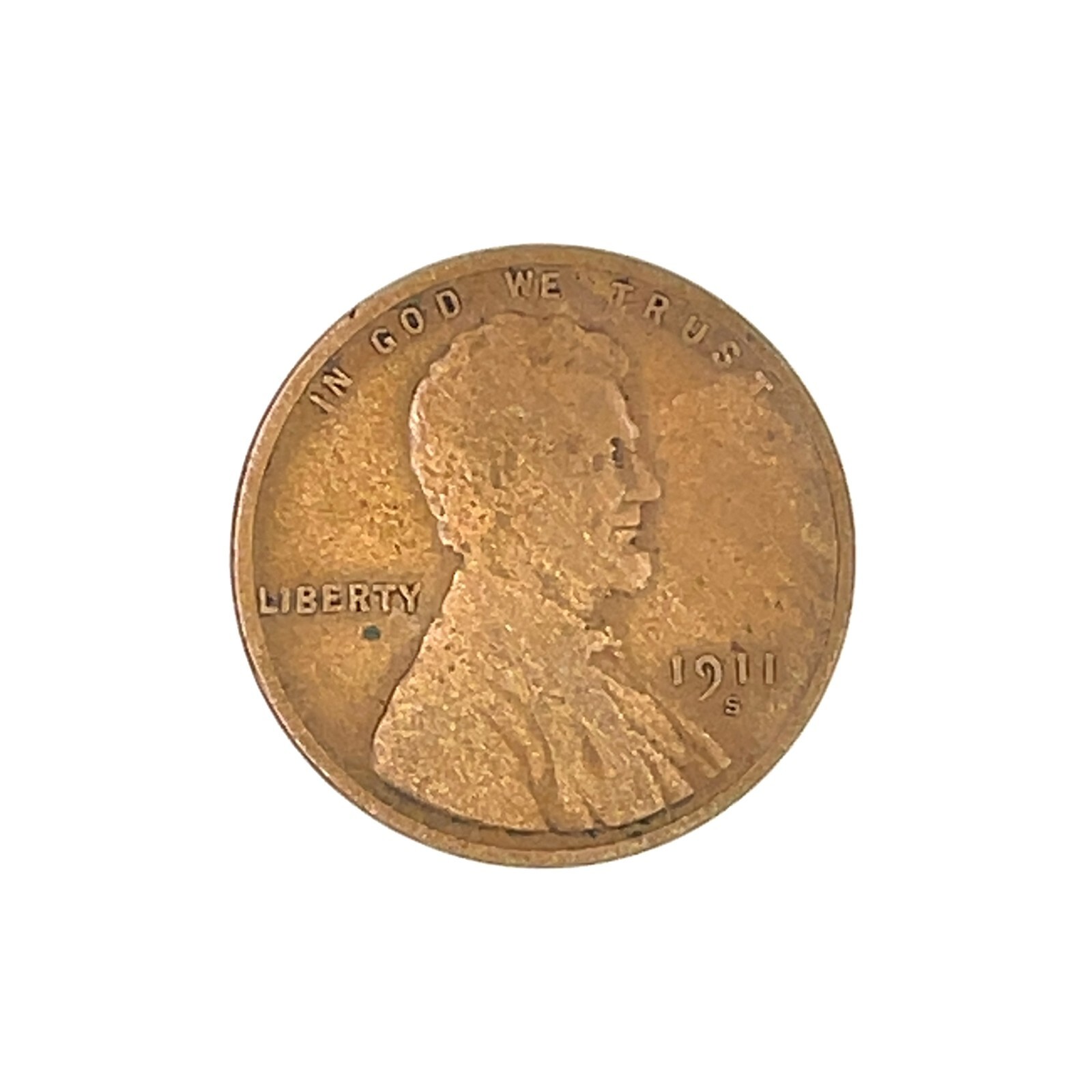 Lot of 4 Wheat Pennies - 1910S, 1914S, 1915S, 1911S VG - Fine Condition Item image 8