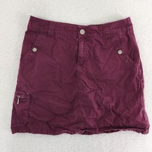 Croft &amp; Barrow Purple Skort Skirt Shorts Size 8 Women&#39;s - £12.46 GBP