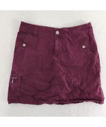 Croft &amp; Barrow Purple Skort Skirt Shorts Size 8 Women&#39;s - £12.44 GBP