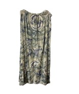 Hearts Of Palm Women’s Sz 14 Skirt Mid Length Bird Tree Design Drawstrin... - €11,17 EUR