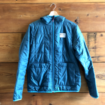 S - Cotopaxi Teal Green Quilted Reversible Calido Zip Up Hooded Jacket 0... - $58.00