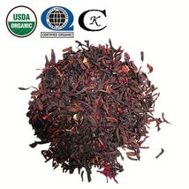 Organic Dried Hibiscus Flowers(Cut & Sifted)/Hibiscus sabdariffa/Herbal Flower - $27.00