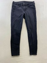 &amp;Denim Women&#39;s Black Skinny Jeans Size 31 Stretch Mid Rise Cotton Blend - £9.40 GBP