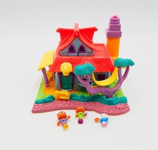 Polly Pocket Pollyville Light Up Kitty House Vintage Playset 1994 Characters - £23.42 GBP