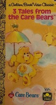 3 Tales From The Care Bears Golden Book Video(Vhs 1986)TESTED-RARE-SHIP N 24 Hrs - £31.48 GBP