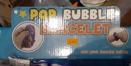 6Pcs Push Pop-it Bracelet Bubble Popper Rainbow New Sensory Fidget Toy - £7.09 GBP