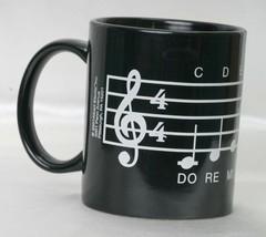 Coffee Mug Musical notes + G Clef + Key of C on staff + DO RE ME FA SO L... - $8.75