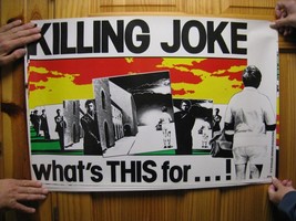 Killing Joke Poster Promo What&#39;s This For - £212.38 GBP