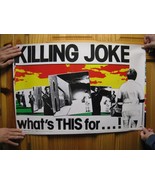 Killing Joke Poster Promo What&#39;s This For - £203.87 GBP