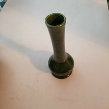 Vintage Haeger Teleflo Green 8&quot; Ceramic Bud Vase, Collectible Pottery  - $29.65