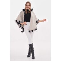 Vinci The Glacier Light Beige Reversible Leather Women Jacket image 2