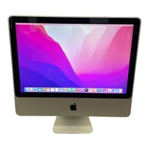 Apple iMac Core 2 Duo 2.26 GHZ - 20" - macOS Monterey  - 4GB RAM - 512 GB SSD HD - $199.99
