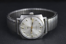 vintage mens Elgin watch 1960&#39;s AUTOMATIC expansion WORKS &amp; VERY NICE!! - £156.44 GBP