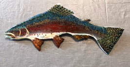 Western Rainbow trout,  2023 Left Face, 20 Inches BY 1/2, Ready to ship! - £68.51 GBP