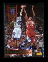 1995 Signature Rookie Autograph Basketball Card #25 Scotty Thurman Razorbacks Le - £7.95 GBP