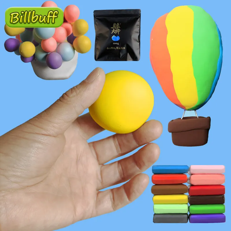 100g DIY Soft Clay Light Weight Modeling Air Dry Ultralight Clay Polymer Clay - £12.31 GBP