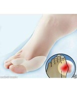 2 PCS Foot Care Aid Ease Pain Relief Big White Toe Bunion Spreader Silic... - $7.80 CAD