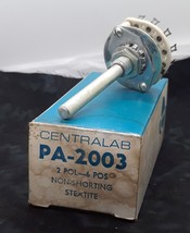 Centralab PA-2003 2 Pol 6 Position Non-Shorting Steatite Rotary Switch - £10.14 GBP