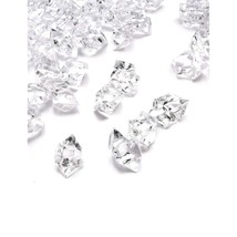 1000Pcs Fake Ice Rocks, 4.4Lbs Acrylic Ice Cubes Clear Rocks Fake Diamonds Clear - £31.45 GBP