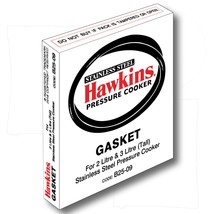 Hawkins Gasket Tall Stainless Steel Contura Pressure Cooker - 2-3 L Black - £8.07 GBP