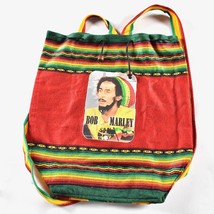 Bob Marley Hipster Ruck Sack Drawstring Backpack Book Bag Festival Coach... - $19.79