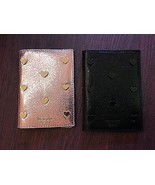 VICTORIA&#39;S SECRET Pop Heart Passport Cover in Pink or Black Metallic Cra... - $39.95 CAD