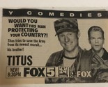 Titus Tv Guide Print Ad Christopher Titus Zack Ward TPA21 - $5.93