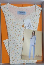 Pyjamas Séraphin Avec Boutons De Femme Manches Longues Coton Linclalor 73907 - £28.62 GBP