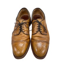 Allen Edmonds Men&#39;s all Leather Camel Lace up Dress Shoes Size 9 SKU 1432 - $142.11