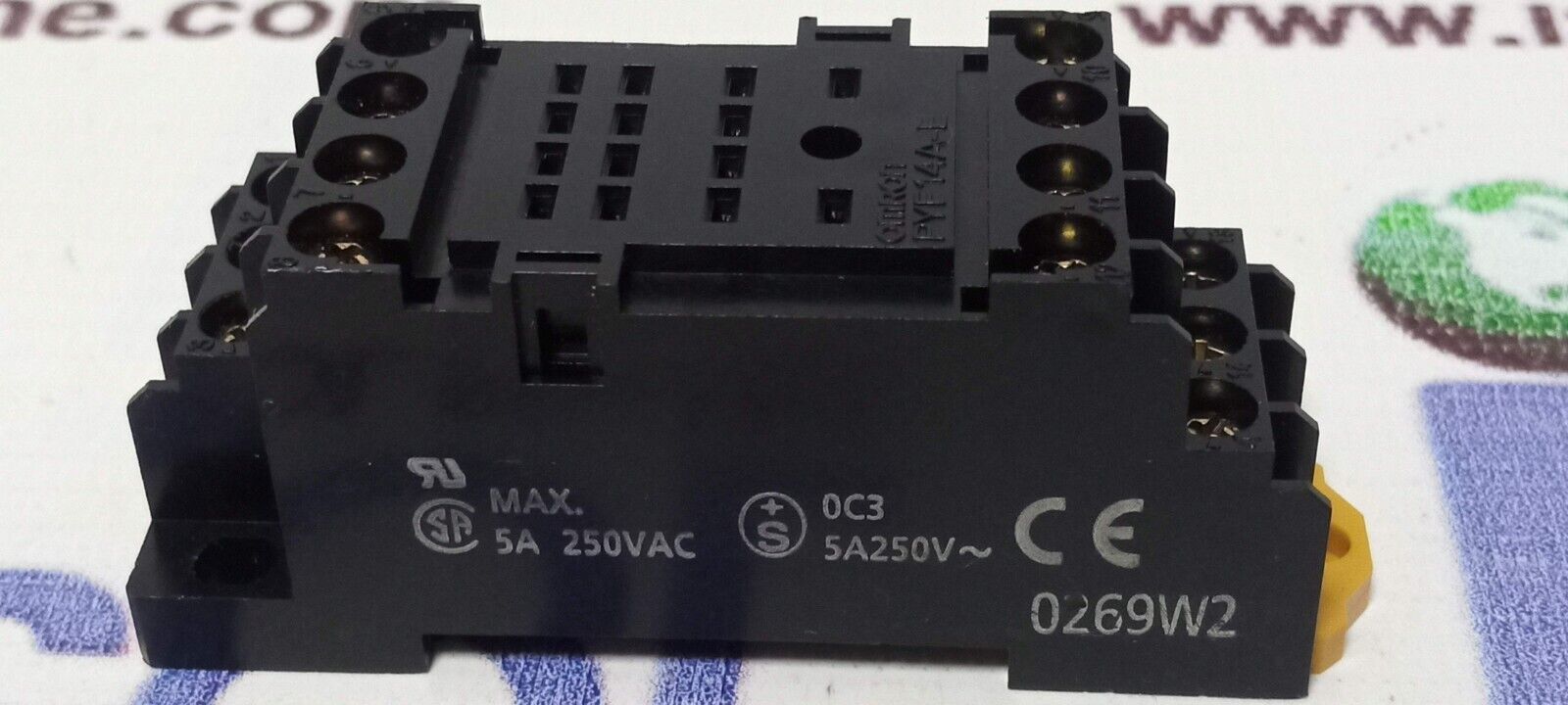 Primary image for Omron PYF14A-E - Relay socket 14 pole Screw Terminal 5A 250VAC