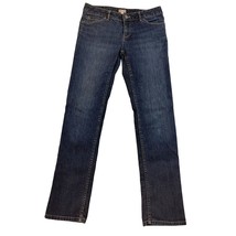 J Jill Womens Size 4 Stretch Slim Straight Leg Jeans Blue Denim - £13.18 GBP