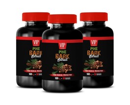 pine nut softgels - PINE BARK EXTRACT - lower blood pressure 3 Bottles - £32.38 GBP