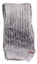 Bench Womens 100% Acrylic Grey White Sand Horal Cable Knit Winter Scarf BLVA0291 - £17.20 GBP