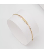 Baby 14K Gold Bracelet-Baby Girl Bracelet-Custom Bracelet-Baby ID Bracelet - $5,105.16 MXN