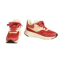 ALEXANDER MCQUEEN Oversized Runner Low-Top Sneakers JOEY Red &amp; Pink size... - $386.10