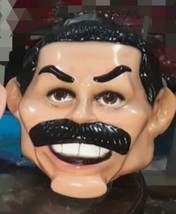 New Freddie Mercury Fiber Glass Head Mascot Costume Singer Character Halloween P - £255.79 GBP