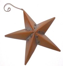 Texas  Star Christmas Copper Color Hanging Ornament 2013 metal - $10.84