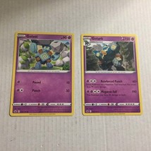 Pokemon Golett &amp; Golurk Complete Evolution Two Cards - £2.21 GBP