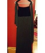 015 Ladies Rhapsody. LTD green formal dress Velvet Shoulder Strap Size 12 - £32.80 GBP