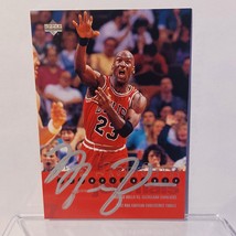 1997 upper deck Championship Journals Michael Jordan  Bulls Autograph W/COA - £504.35 GBP