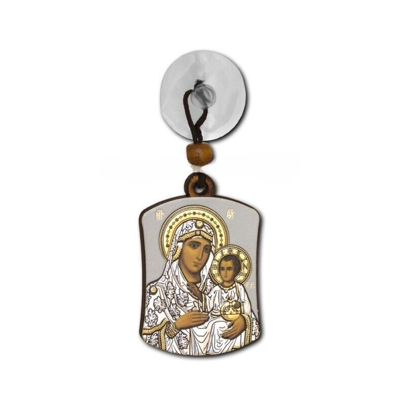 Gesù Theotokos Di Gerusalemme Arcangelo Specchio Auto Casa Porta Blessin... - $8.41
