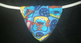 New Mens COOKIE MONSTER Sesame Street Gstring Thong Male Lingerie Underwear - £15.17 GBP